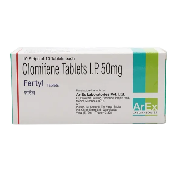 fertyl 50mg tablet 10's